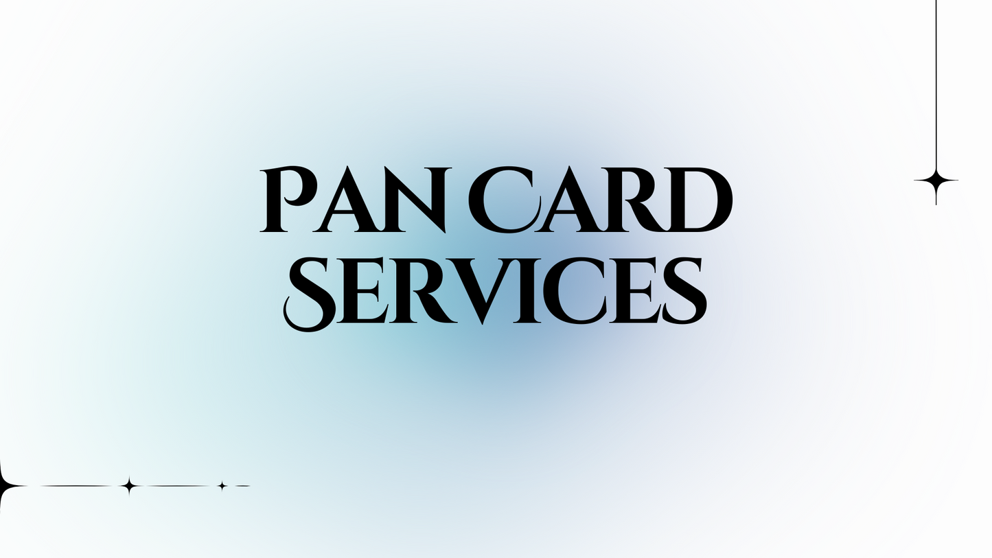 New PAN, Duplicate PAN & PAN Correction Services – Just ₹149 | Radha Consultancy