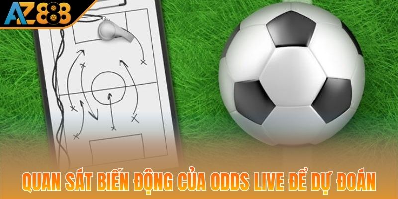 Quan sát biến động của Odds Live để dự đoán